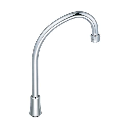 Central Brass 6-3/8" Swivel Tri-Arc Gooseneck Spout With Aerator, Polished Chrome CS-22001